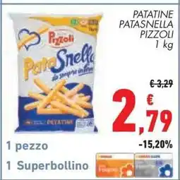Conad Patatine Patasnella Pizzoli offerta