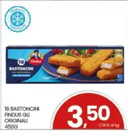 Eurospar 18 BASTONCINI FINDUS GLI ORIGINALI offerta