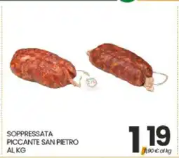 Eurospar SOPPRESSATA PICCANTE SAN PIETRO offerta