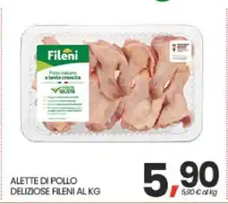Eurospar ALETTE DI POLLO DELIZIOSE FILENI AL KG offerta