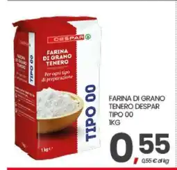 Eurospar FARINA DI GRANO TENERO DESPAR TIPO 00 offerta