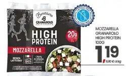 Eurospar MOZZARELLA GRANAROLO HIGH PROTEIN 100G offerta