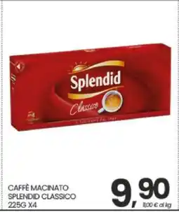 Eurospar CAFFÈ MACINATO SPLENDID CLASSICO offerta