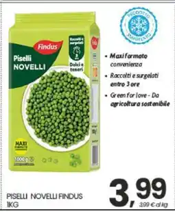 Eurospar PISELLI NOVELLI FINDUS 1KG offerta