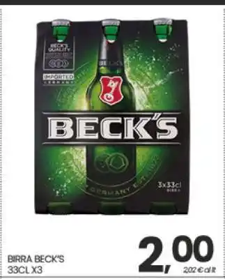 Eurospar Birra Beck's offerta