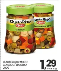Eurospar GUSTO RISO D'AMICO CLASSICO/LEGGERO offerta
