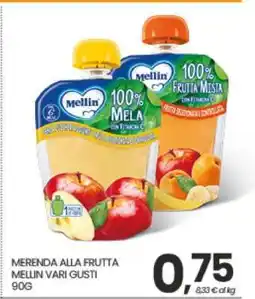 Eurospar MERENDA ALLA FRUTTA MELLIN VARI GUSTI offerta