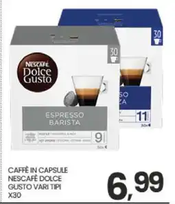 Eurospar CAFFÈ IN CAPSULE NESCAFÉ DOLCE GUSTO VARI TIPI X30 offerta
