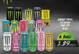 Eurospar ENERGY DRINK MONSTER VARI TIPI offerta