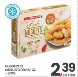 Eurospar NUGGETS DI MERLUZZO DESPAR X2 offerta