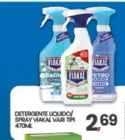 Eurospar DETERGENTE LIQUIDO/SPRAY VIAKAL VARI TIPI offerta