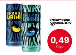 Eurospar ENERGY DRINK ORIGINAL/ZERO 25CL offerta