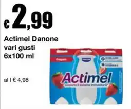 Sì con te Actimel Danone offerta