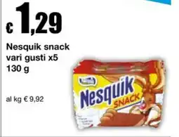 Sì con te Nesquik snack offerta