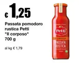 Sì con te Passata pomodoro rustica Petti offerta