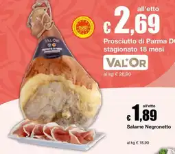 Sì con te Prosciutto di Parma DOP VAL'OR offerta