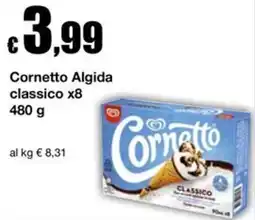Sì con te Cornetto Algida classico offerta