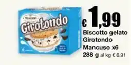 Sì con te Biscotto gelato Girotondo Mancuso offerta