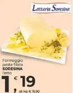 Alter Discount Formaggio pasta filata SoreSina offerta