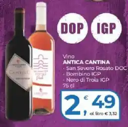 Alter Discount Vino ANTICA CANTINA offerta