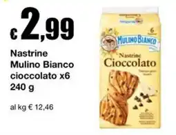 Sì con te Nastrine Mulino Bianco cioccolato offerta