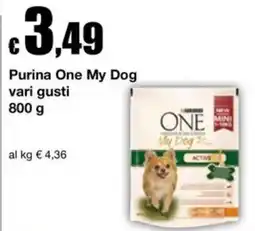 Sì con te Purina One My Dog offerta