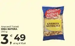 Alter Discount Anacardi Tostati IDEA NATURA offerta