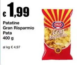 Sì con te Patatine Gran Risparmio Pata offerta