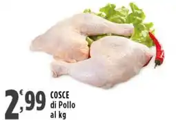 Rossotono Carrefour Cosce di Pollo offerta