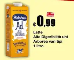 Sì con te Latte Alta Digeribilità Arborea offerta