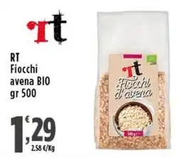 Rossotono Carrefour RT Fiocchi avena BIO offerta