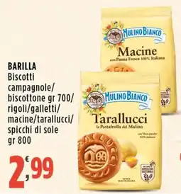 Rossotono Carrefour Barilla Biscotti offerta