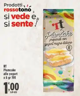 Rossotono Carrefour Plumcake allo yogurt offerta
