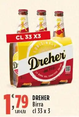 Rossotono Carrefour Dreher Birra offerta
