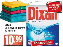 Rossotono Carrefour Dixan Detersivo in polvere offerta