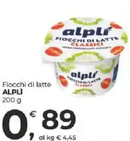 Alter Discount Fiocchi di latte Alpli offerta