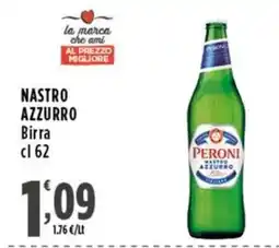 Rossotono Carrefour Peroni Nastro Azzurro Birra offerta
