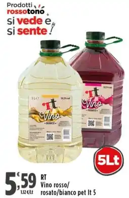Rossotono Carrefour Vino rosso/bianco offerta