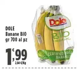 Rossotono Carrefour Banane BIO Dole offerta