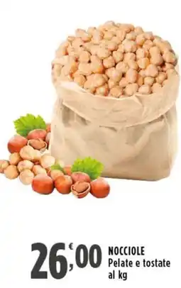 Rossotono Carrefour Nocciole Pelate e tostate offerta
