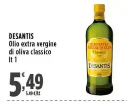 Rossotono Carrefour Olio extra vergine di oliva classico Desantis offerta