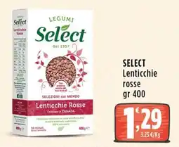 Rossotono Carrefour Lenticchie Rosse Select offerta