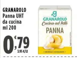 Rossotono Carrefour Granarolo Panna UHT da cucina offerta