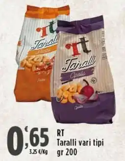 Rossotono Carrefour RT Taralli offerta