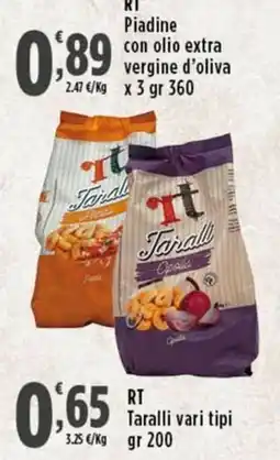 Rossotono Carrefour Taralli offerta