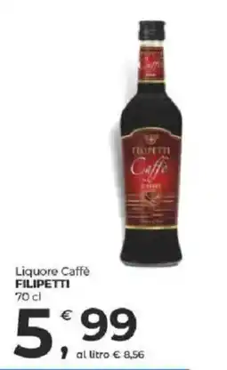 Alter Discount Liquore Caffè Filipetti offerta