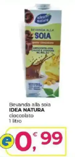 Alter Discount Beveranda alla soia IDEA NATURA cioccolato offerta