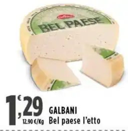 Rossotono Carrefour Galbani Bel paese l'etto offerta