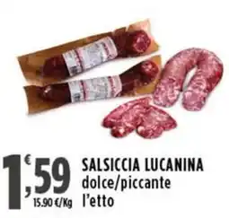 Rossotono Carrefour Salsiccia lucanina offerta