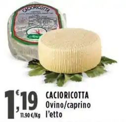 Rossotono Carrefour Cacioricotta Ovino/caprino offerta